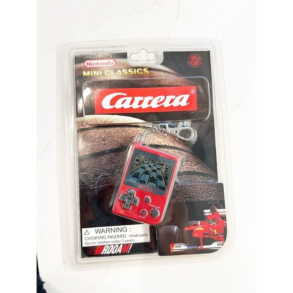 1998 Nintendo Mini Classics Keychain, Carrera, New Sealed Unopened, Red - Picture 5 of 5